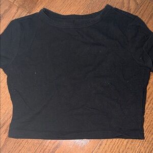 Wild Fable Black Crop Top